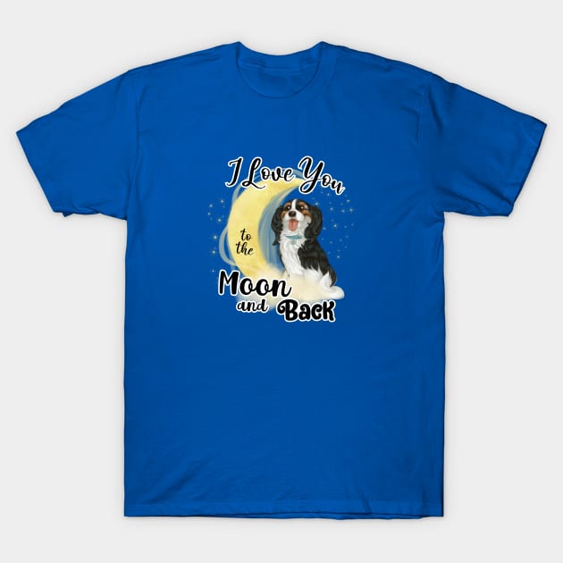 I love my Tri Cavalier to the moon and back T-Shirt by Cavalier Gifts